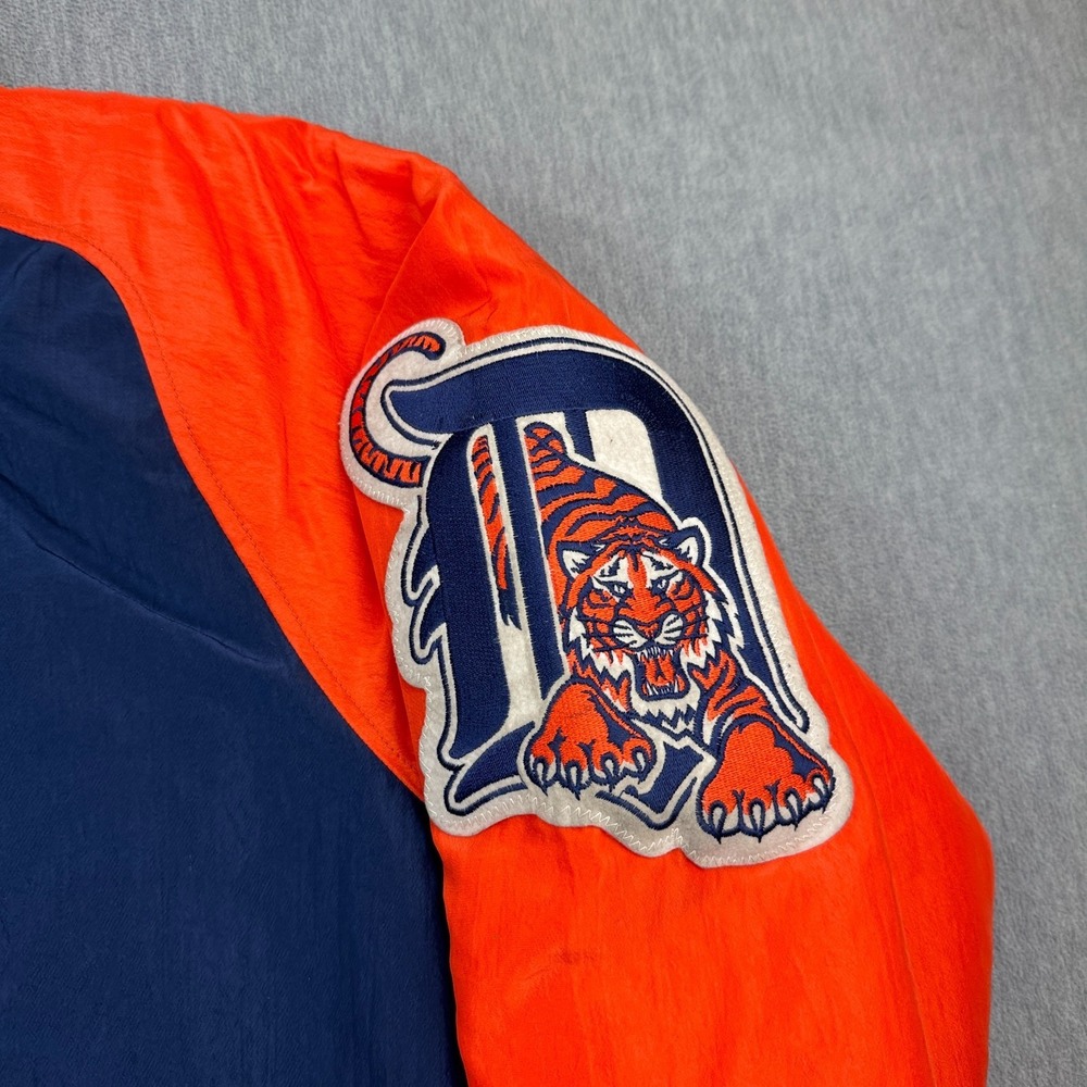 Vintage Detroit Tigers Starter Jacket Men Large MLB Baseball Diamond Collection - Picture 3 of 15